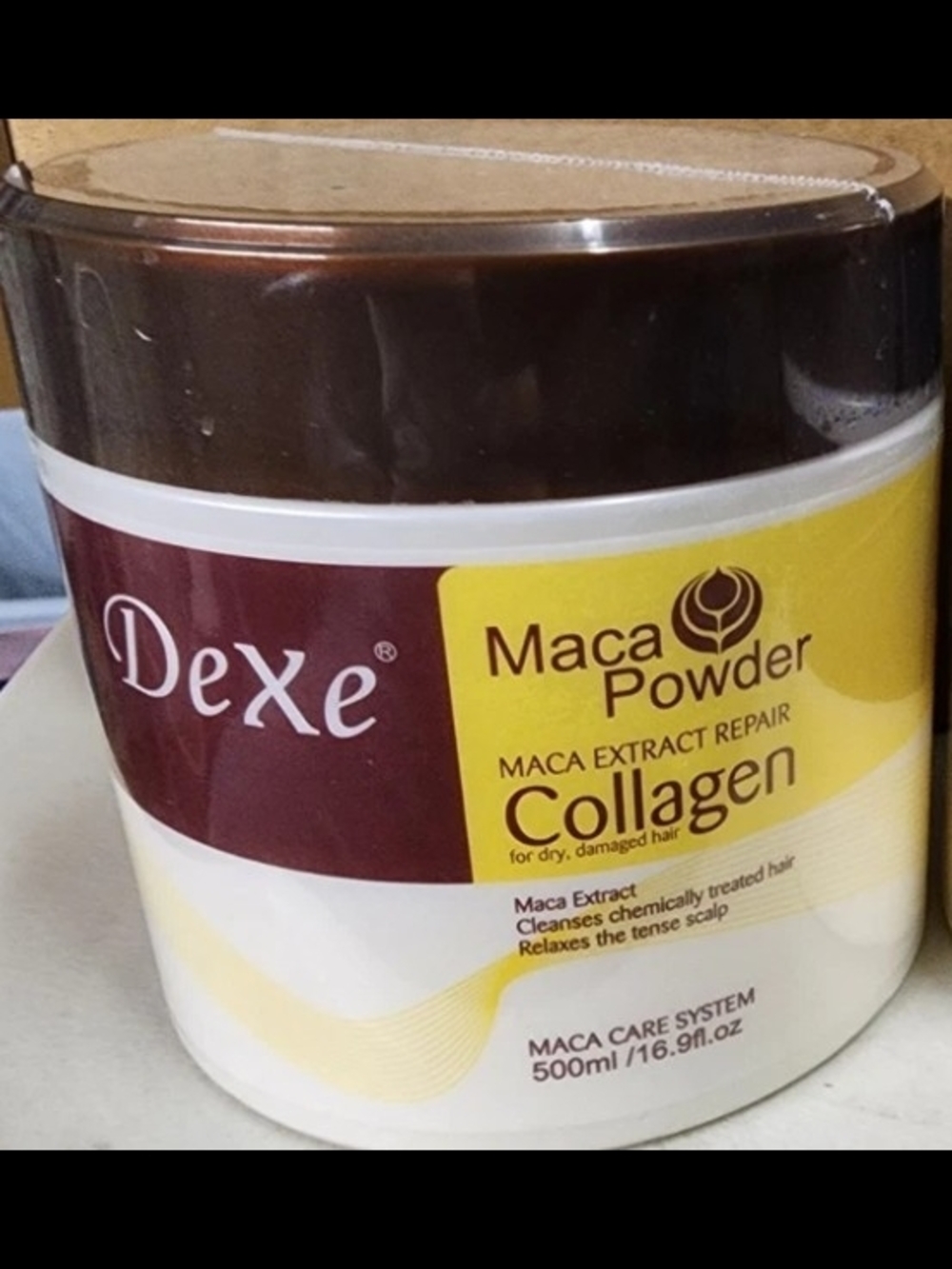 Dexe Hair Repair Collagen Treatment Maca Powder